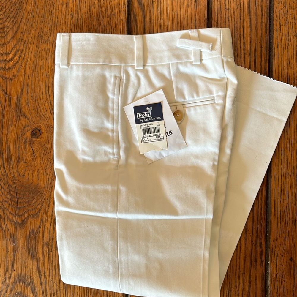 Boys Polo Dress Trousers Size 4 NWT